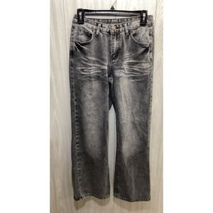 SHEIN‎ Women's (Size 26) Black Denim Jeans Button Pockets Cotton Polyester